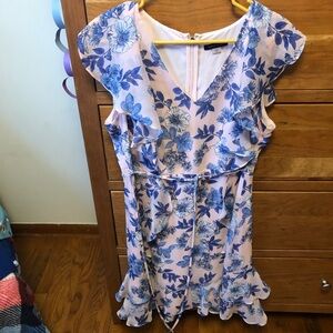 Chiffon floral dress